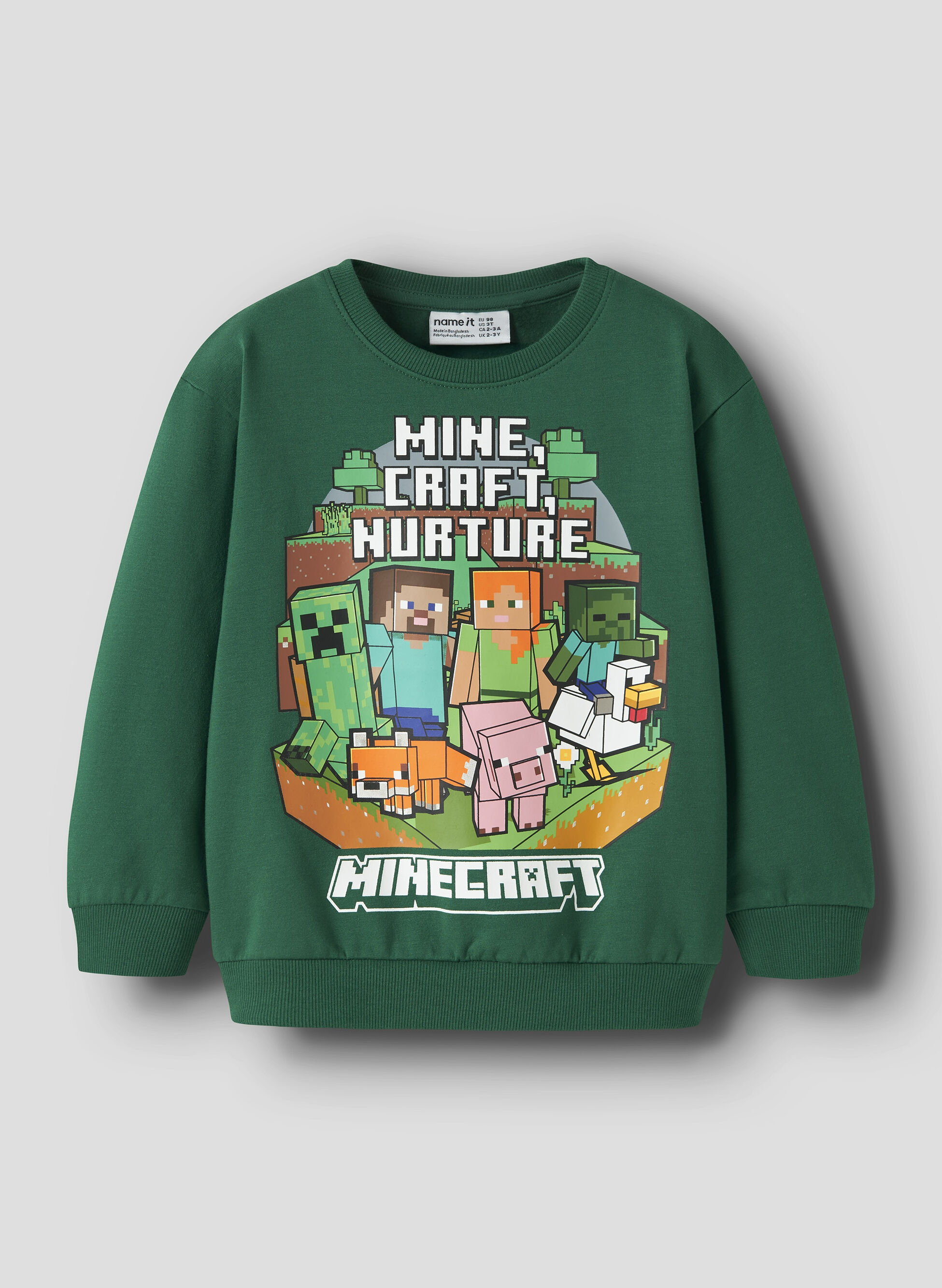 FELPA SOREN STAMPA MINECRAFT BAMBINO — Sport85