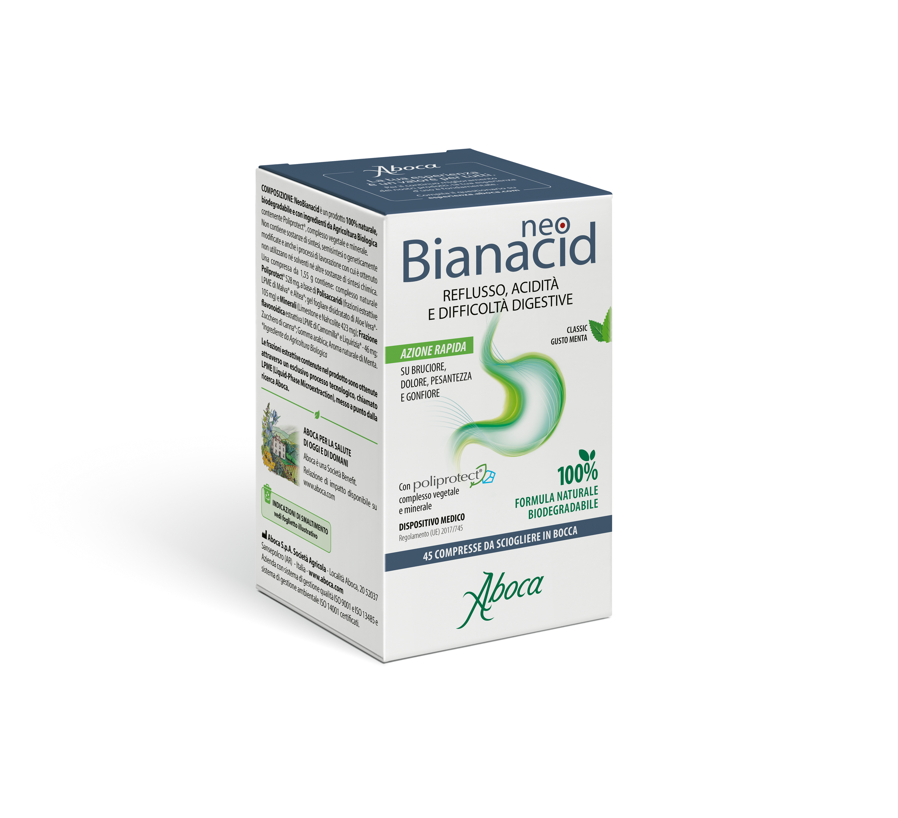 ABOCA NEOBIANACID 45 COMPRESSE MASTICABILI