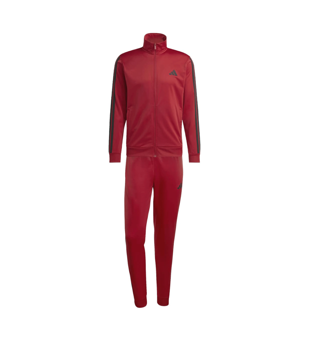 TUTA ADIDAS ESSENTIAL 3 DAYREADY ROSSO UOMO