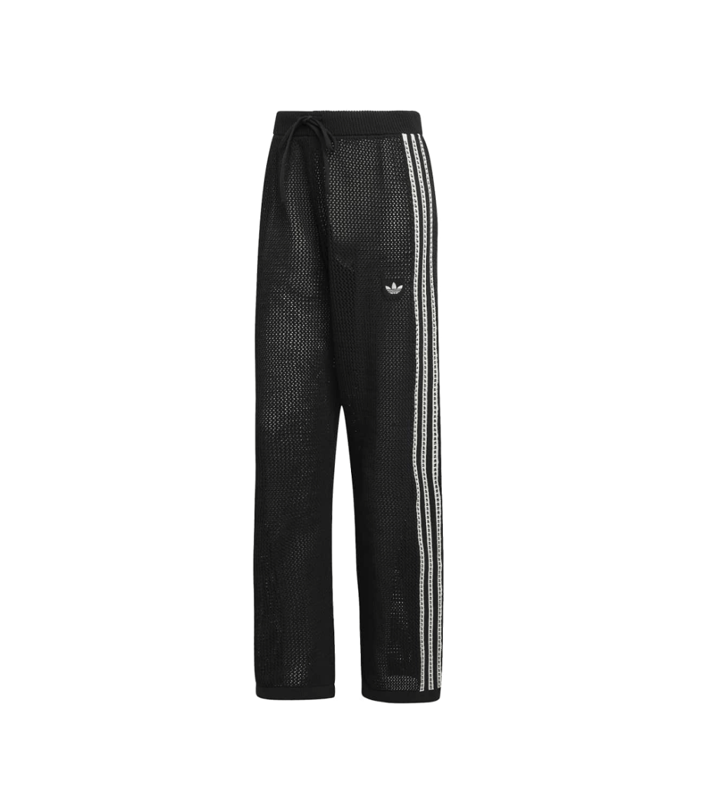 TROUSERS ADIDAS KNITTED CROCHET FIREBIRD BLACK WOMEN