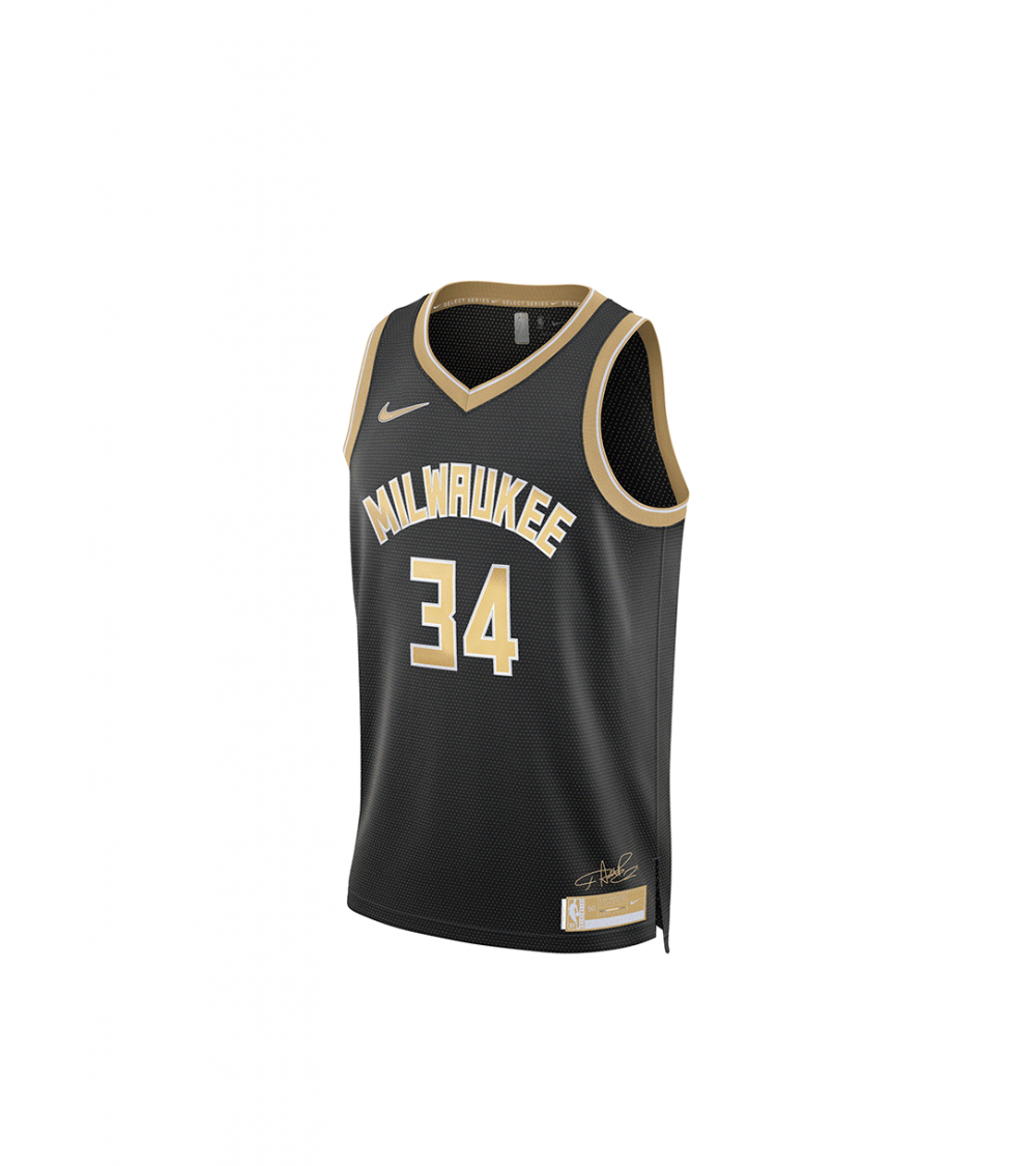 TANK TOP NIKE NBA ANTETOKOUNMPO MILWAUKEE BUCKS 2024 SELECT SERIES BLACK MEN