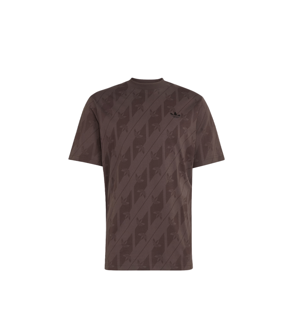 T-SHIRT ADIDAS ORIGINALS MONOGRAM AOP BROWN MAN