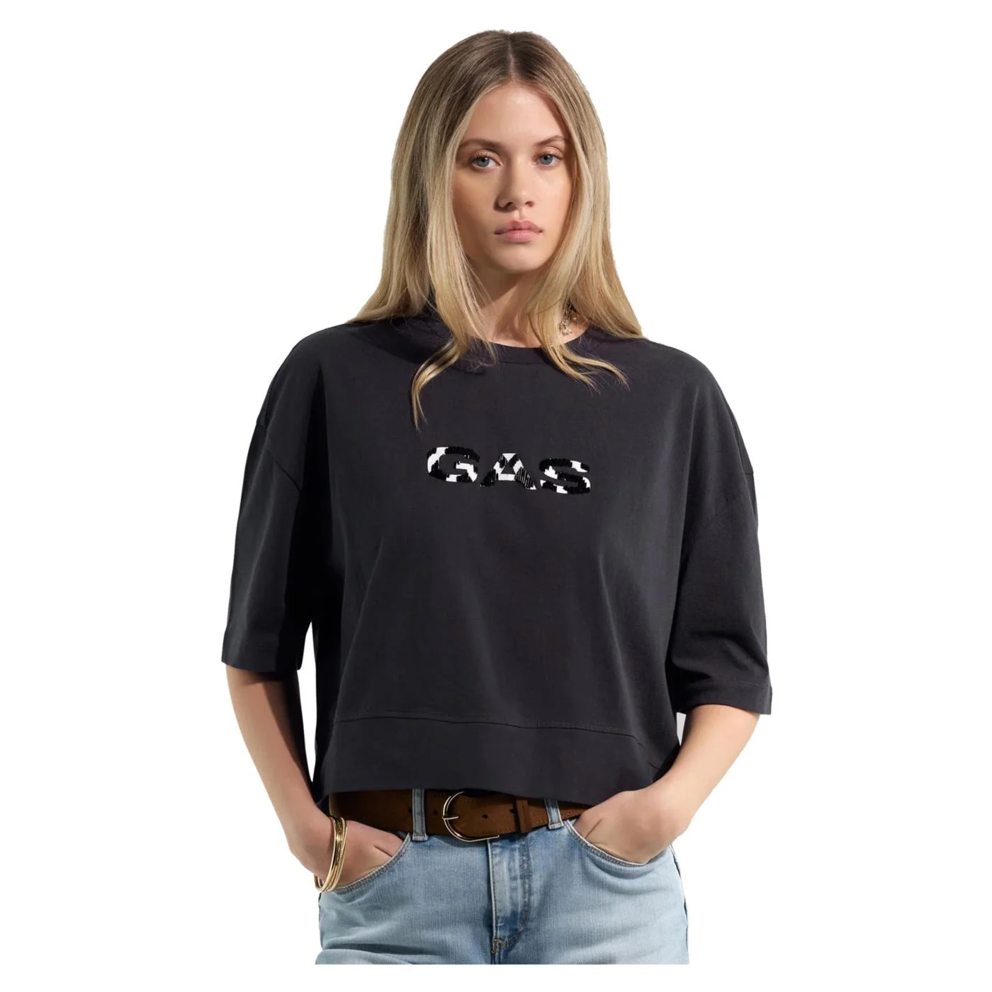 GAS T-SHIRT W SADDY LIGHT — Animasportiva