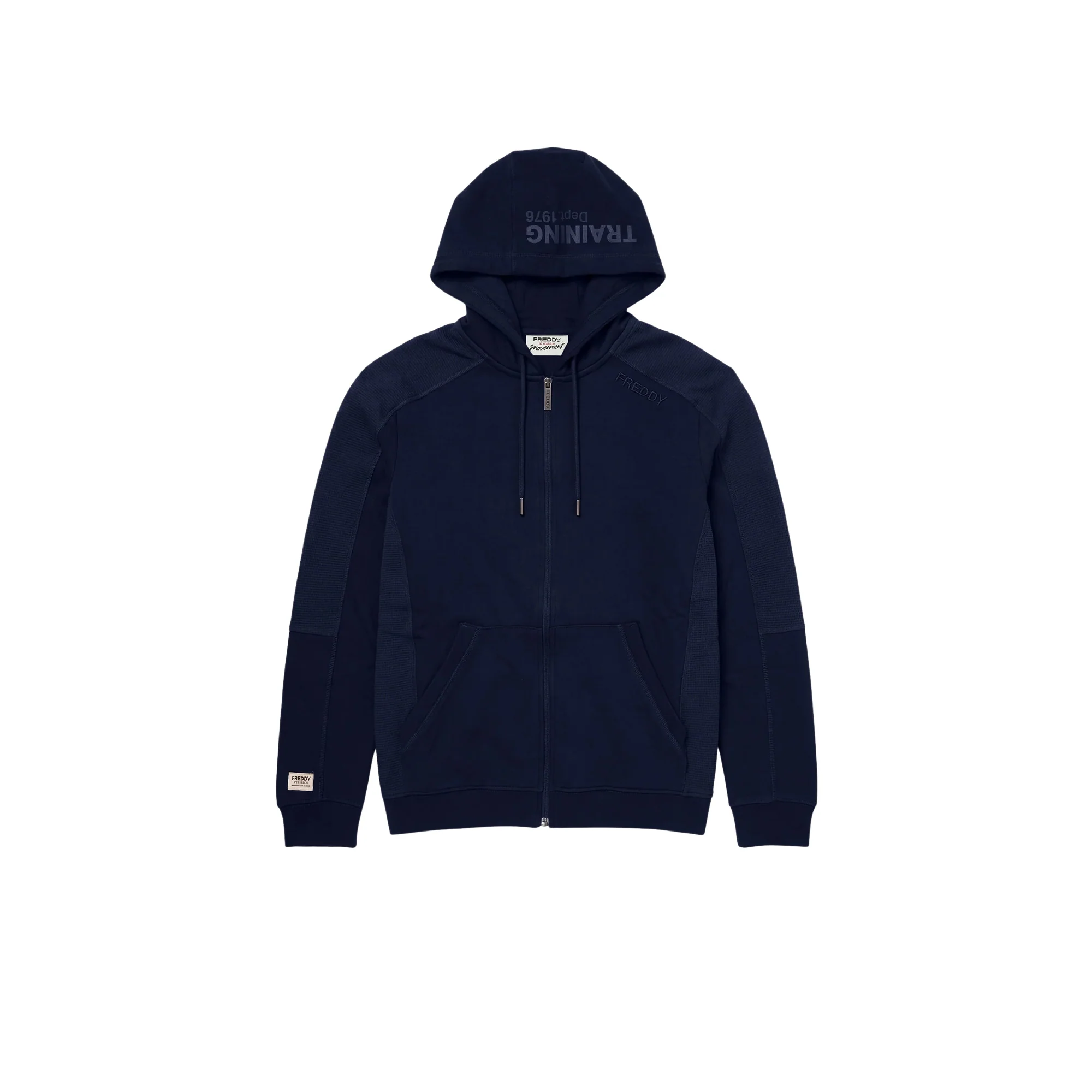 FREDDY FELPA FULL ZIP CAPPUCCIO — Animasportiva