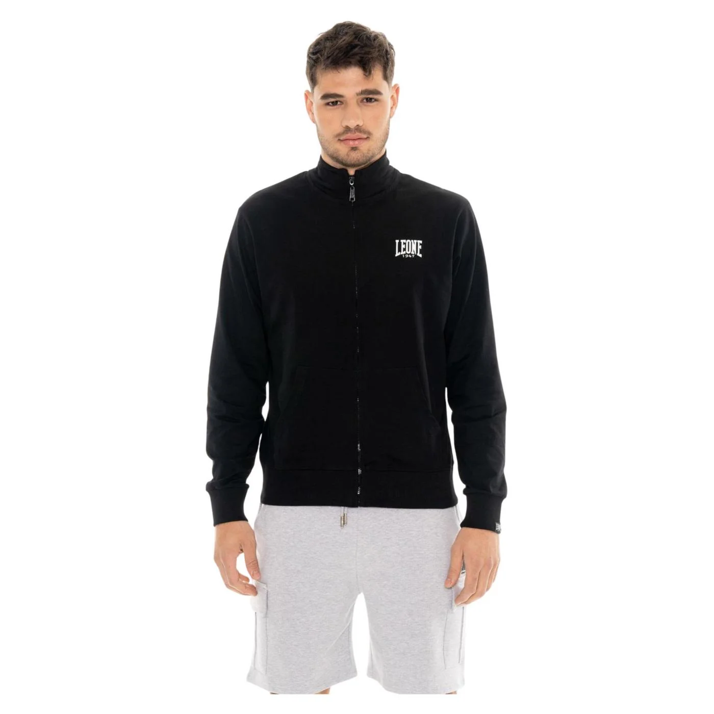 LEONE FELPA FULL ZIP SMALL LOGO
