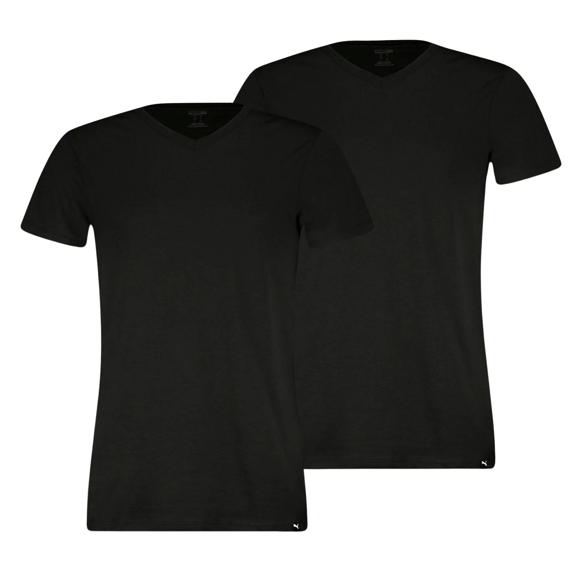 PUMA BASIC 2PK V-NECK TEE