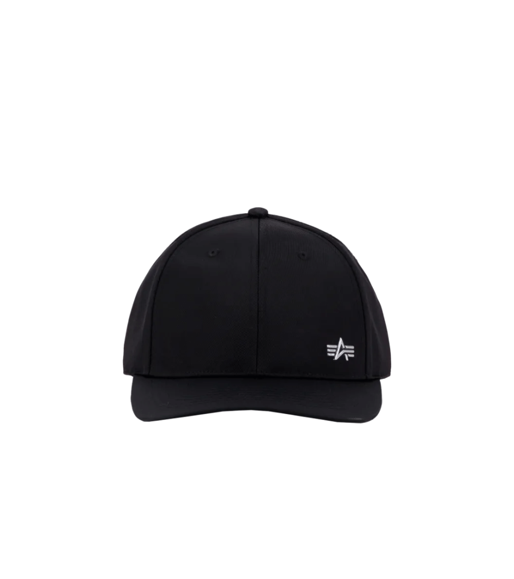 CAP ALPHA INDUSTRIES METAL LABEL BLACK UNISEX