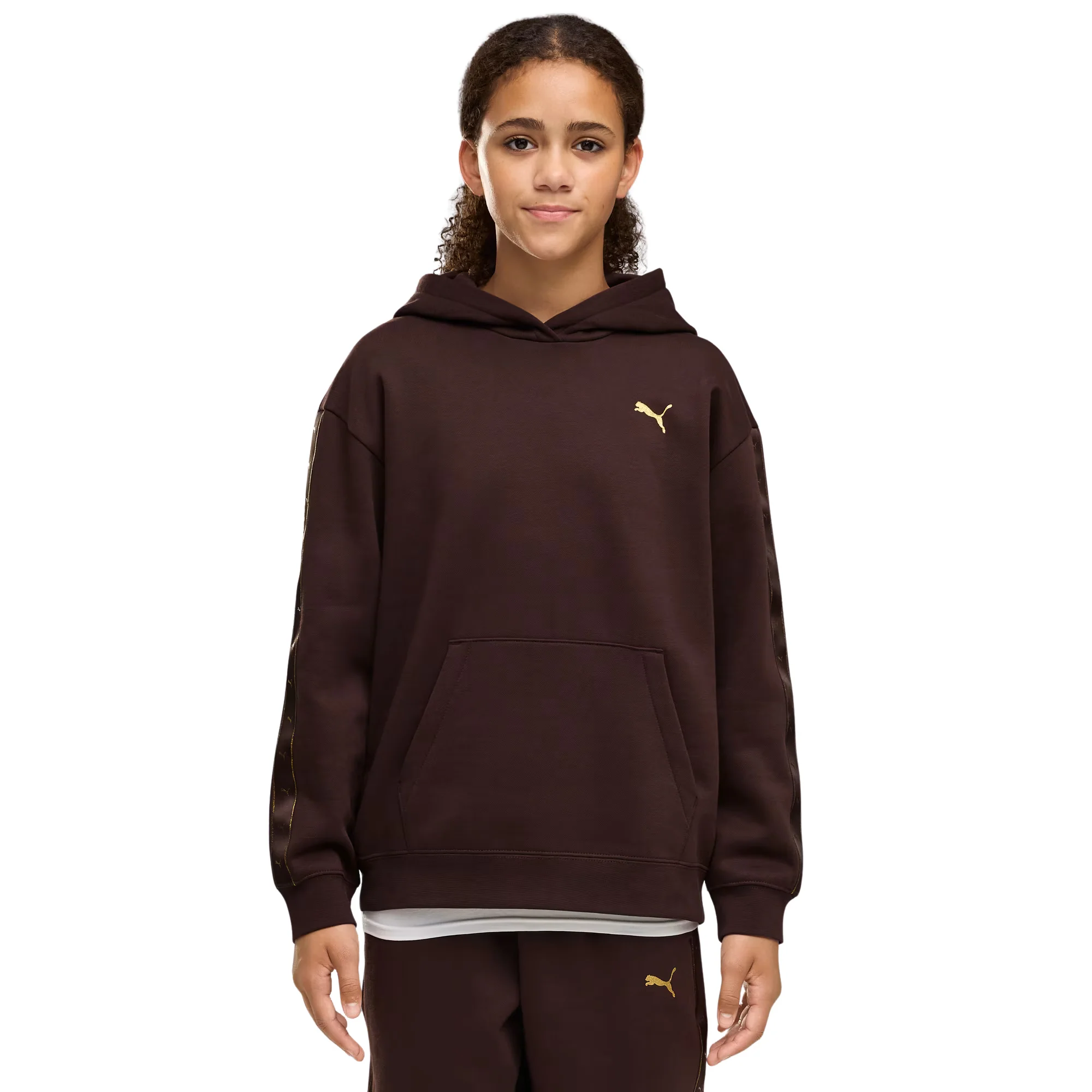 PUMA ESS TAPE RELAXED HOODY JR