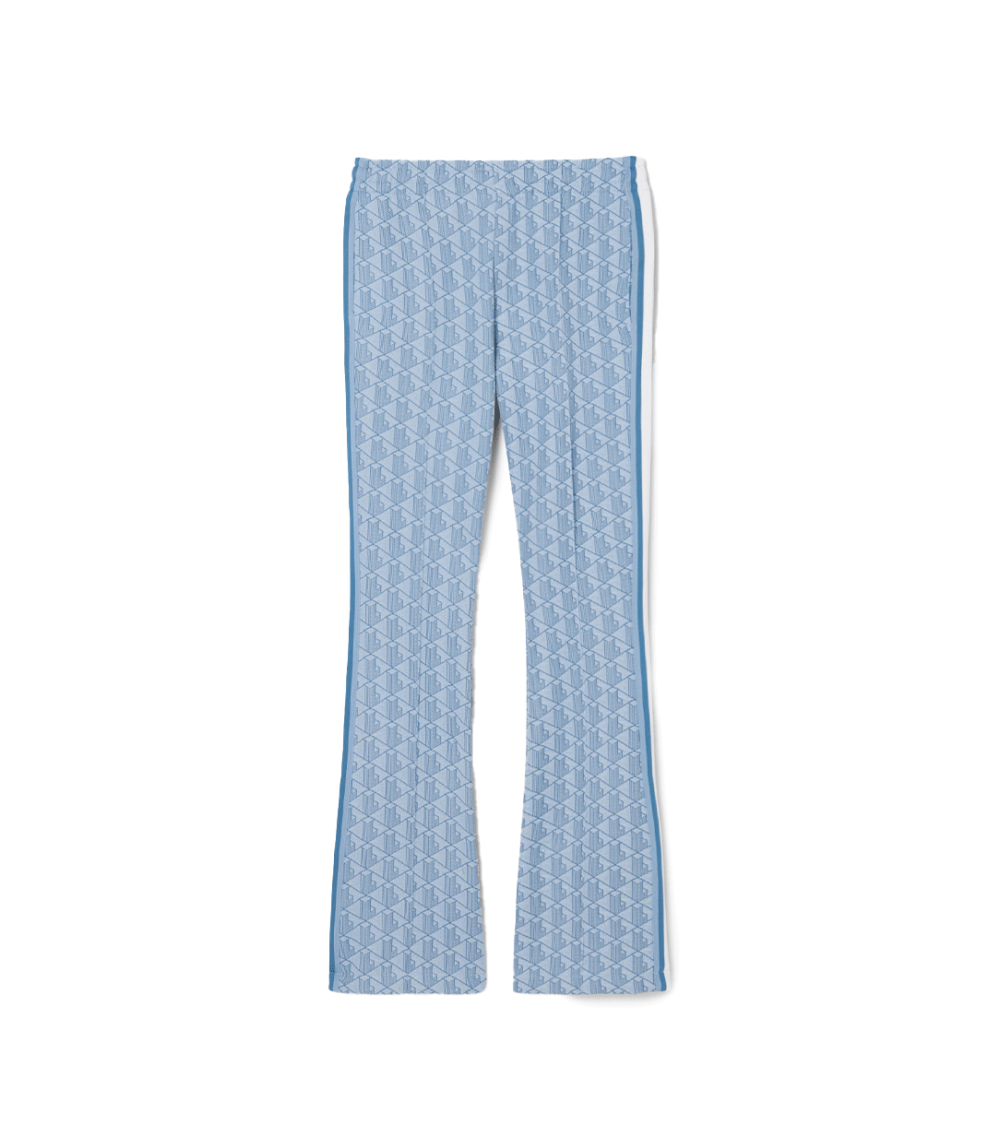TRACKSUIT TROUSERS LACOSTE MONOGRAM LIGHT BLUE WOMEN