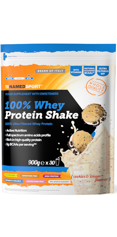 NAMED 100% WHEY PROTEIN SHAKE COOKIES&CREAM