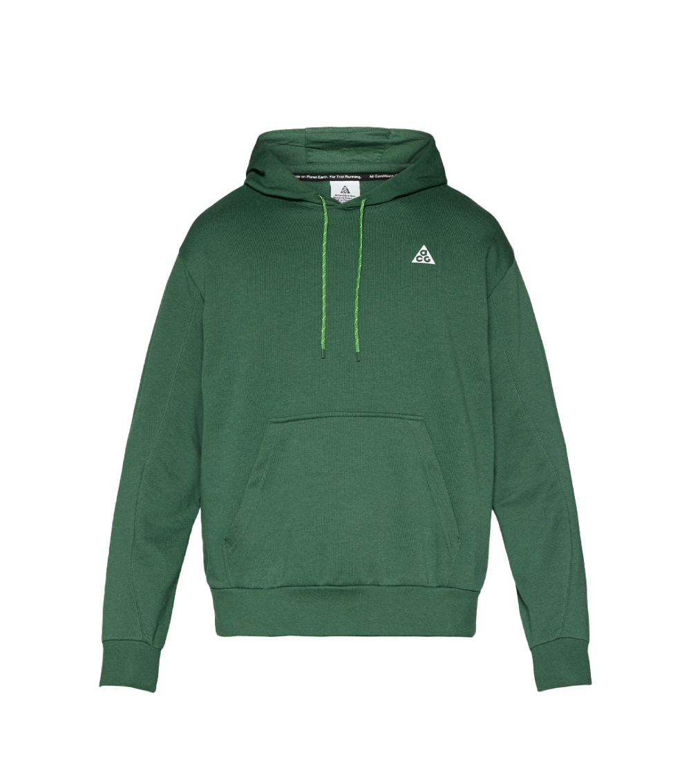 FELPA CON CAPPUCCIO NIKE ACG DRI-FIT MAGIC HOUR VERDE UOMO