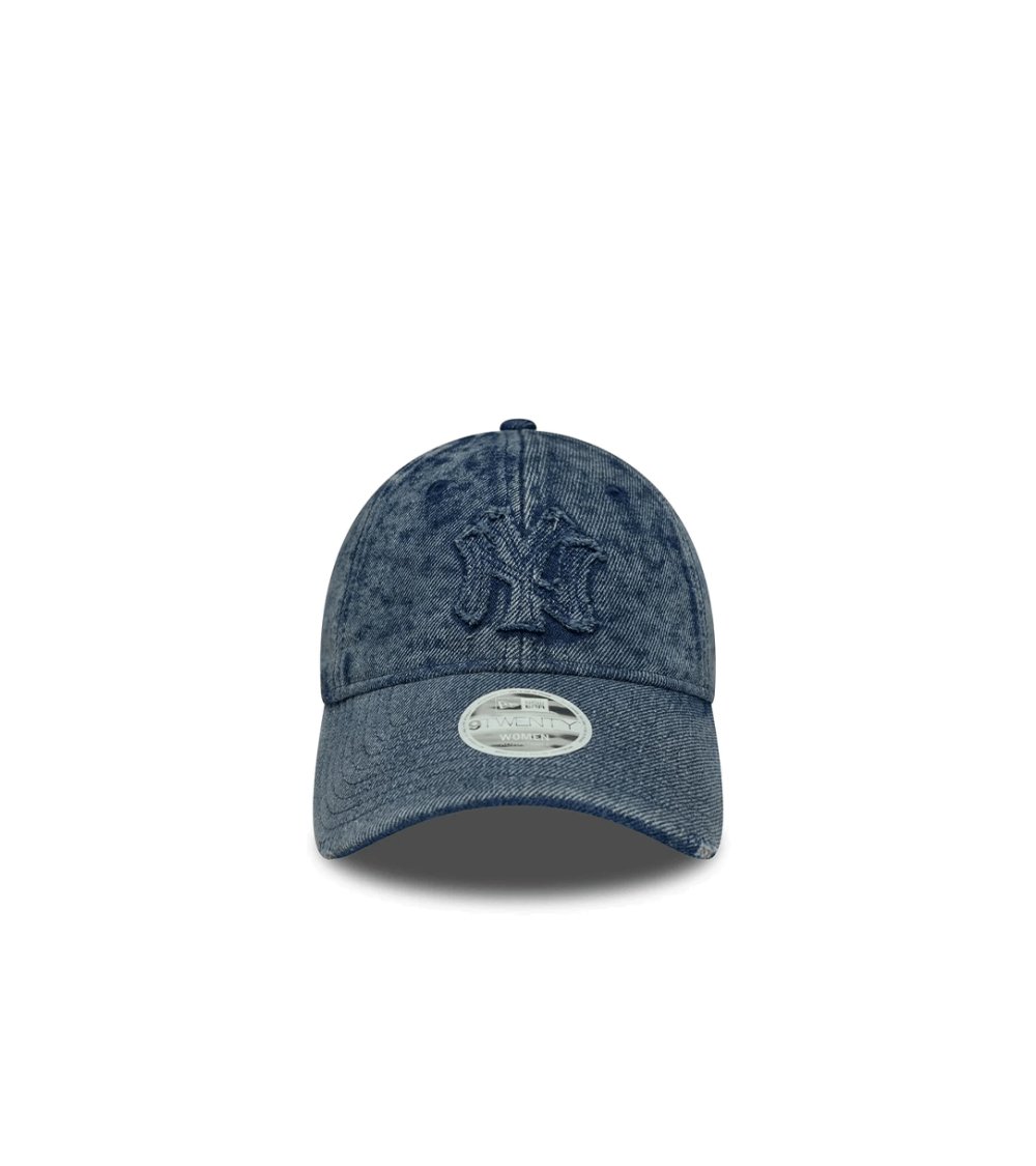 CAPPELLO NEW ERA 9TWENTY MLB STONE DENIM BLU DONNA
