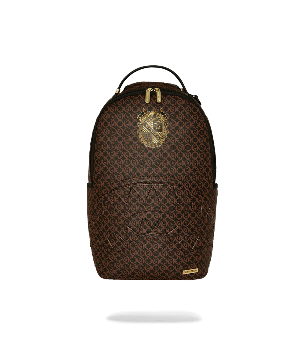 BACKPACK SPRAYGROUND SHARKS SOUTH OF FRANCE BROWN UNISEX