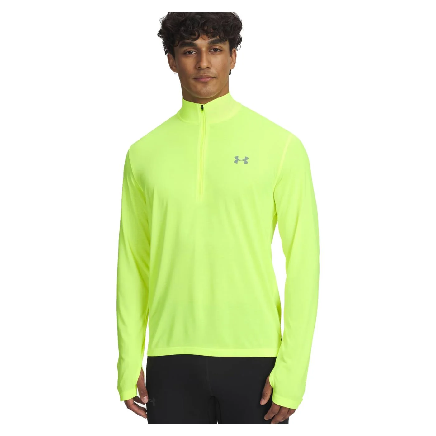 UNDER ARMOUR LAUNCH HALF ZIP RUN TEE