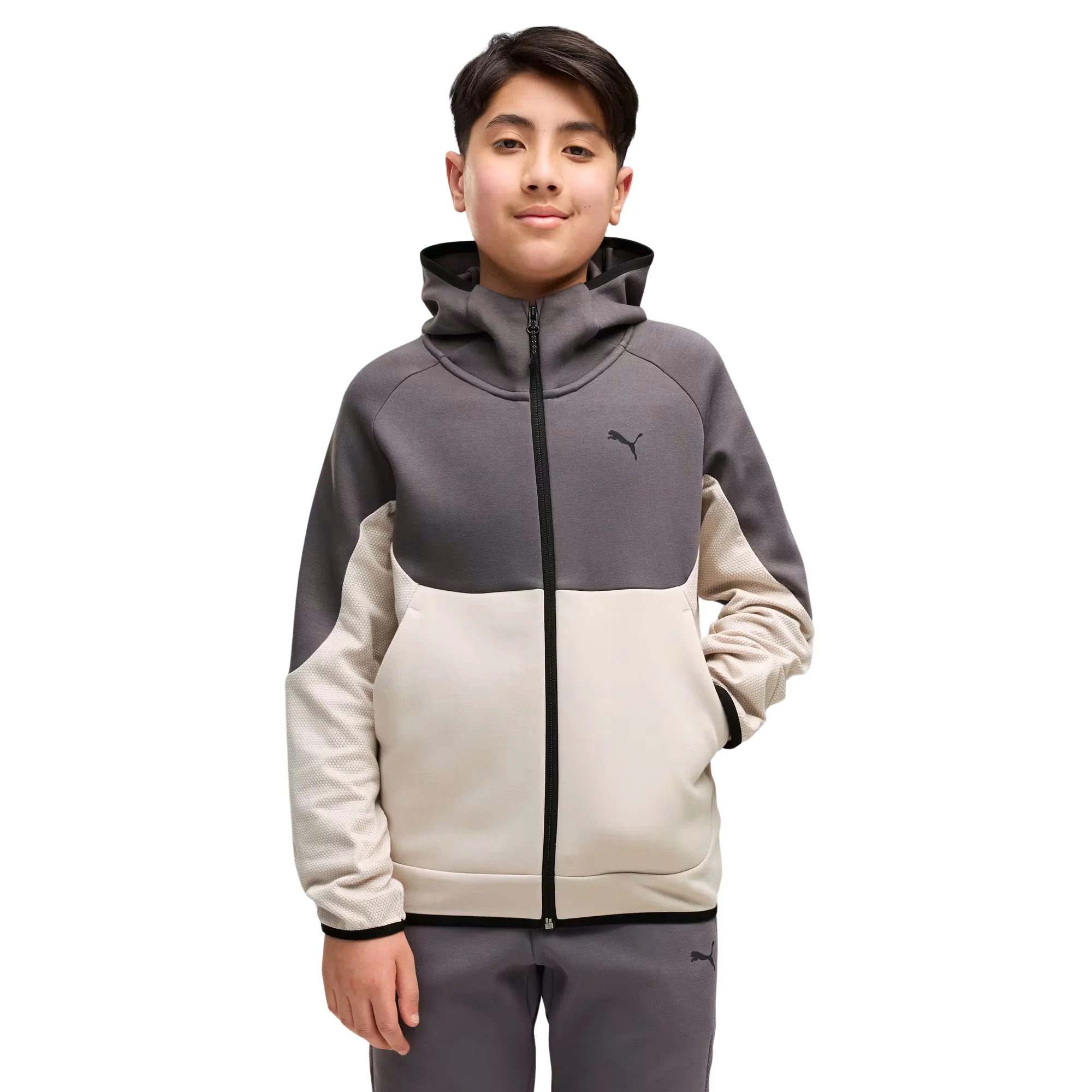 PUMA PUMATECH FZ HOODIE JR