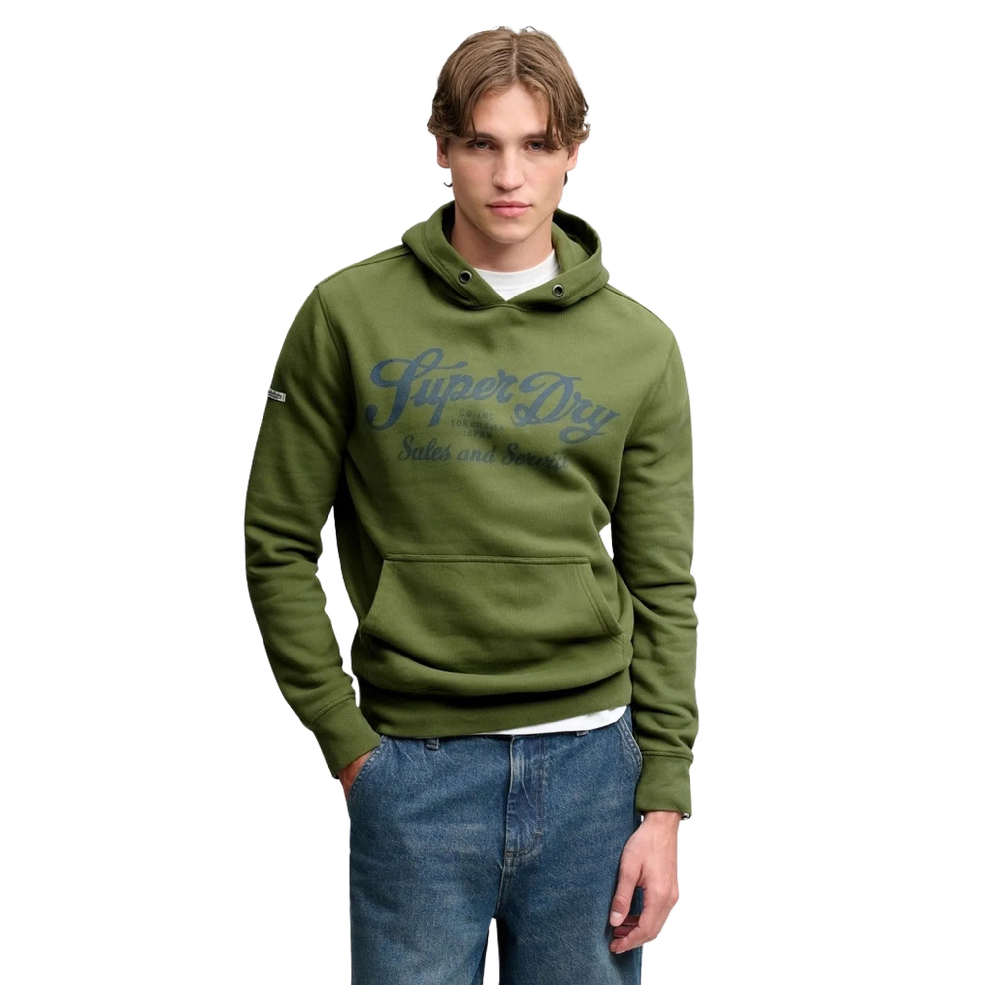 SUPERDRY VINTAGE SCRIPT HOOD — Animasportiva