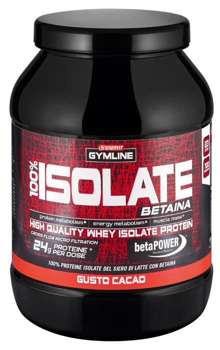 GYMLINE 100%WHEY ISO CACAO900G