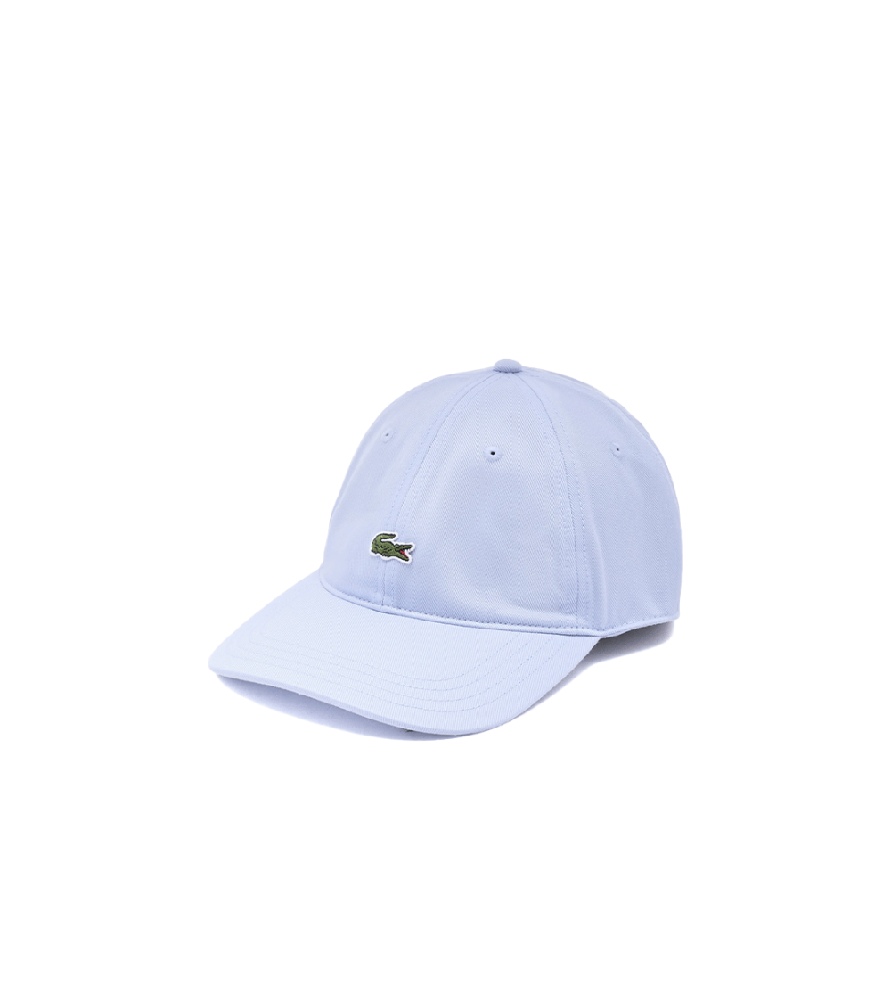 CAPPELLO LACOSTE COTTON TWILL AZZURRO UNISEX