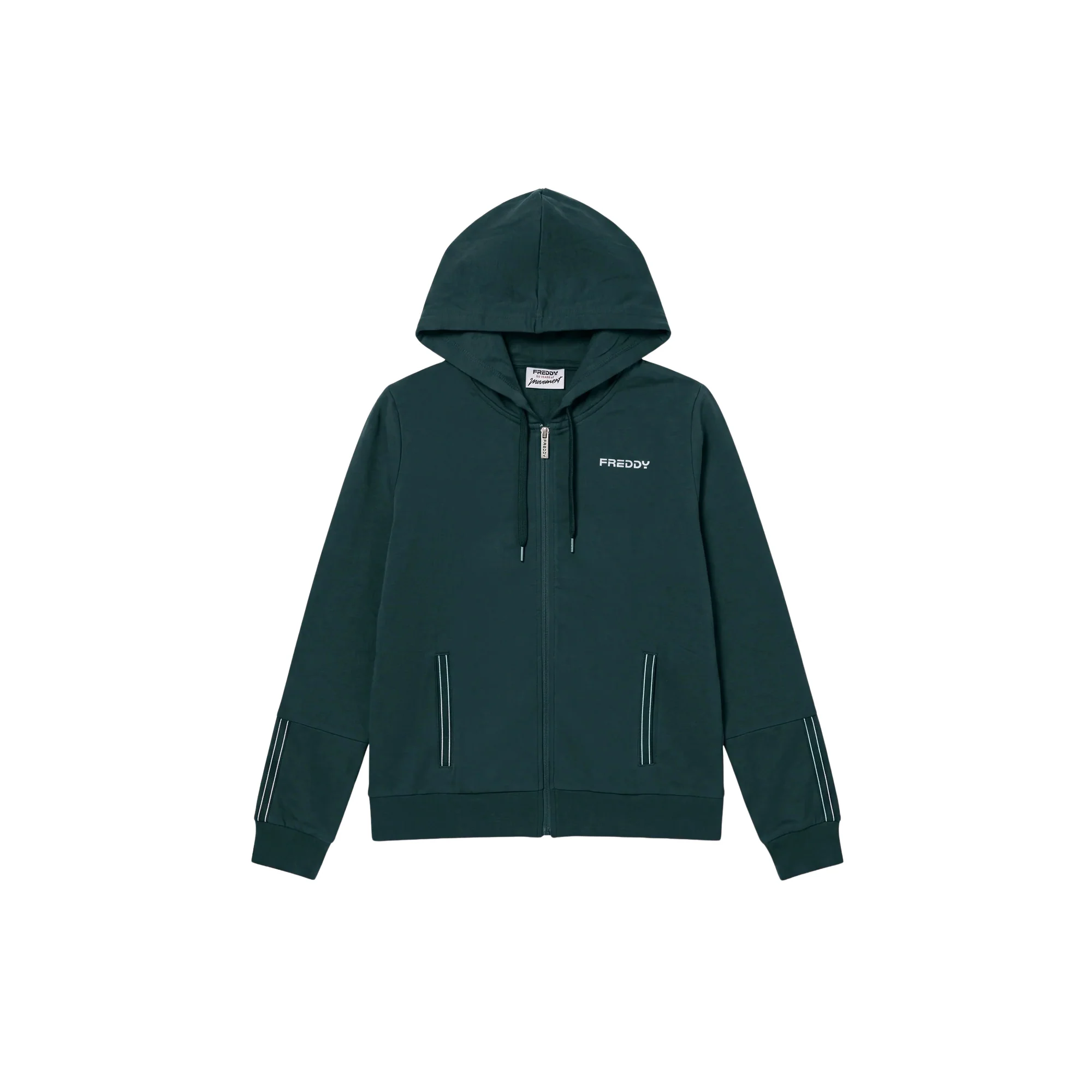FREDDY FELPA W STRETCH FZ HOODY — Animasportiva