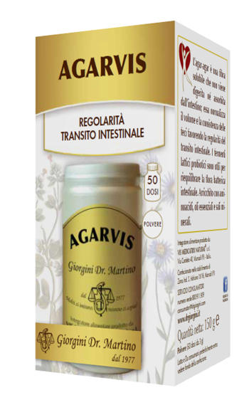 DR. GIORGINI AGARVIS POLVERE INTEGRATORE DI FIBRA SOLUBILE 150 G