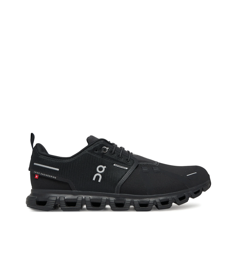 SHOES ON RUNNING CLOUD 6 WATERPROOF BLACK MEN