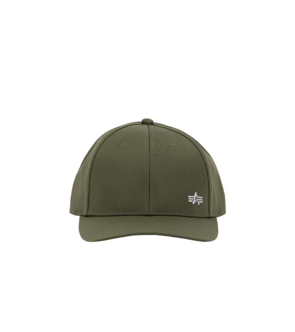 CAPPELLO ALPHA INDUSTRIES METAL LABEL VERDE UNISEX