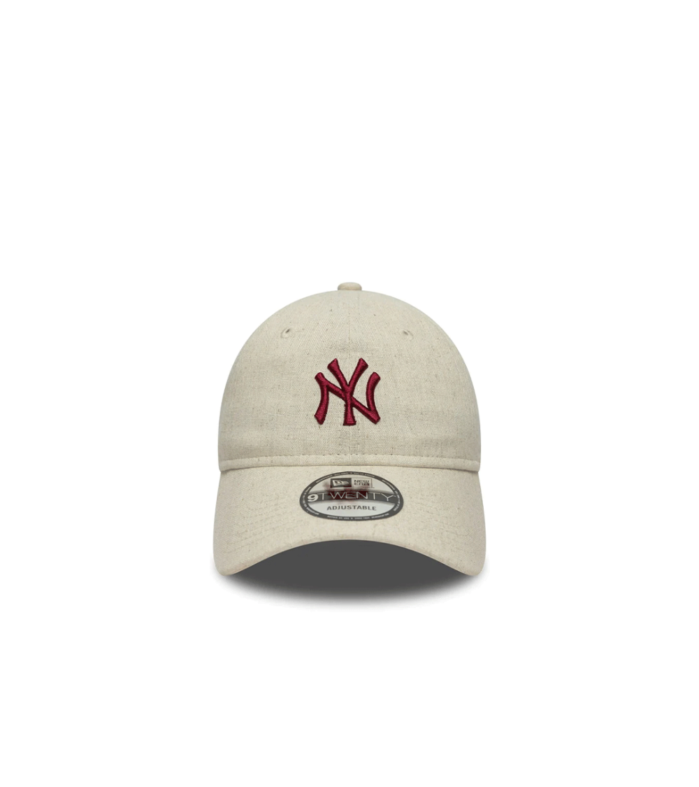 CAP NEW ERA 9TWENTY LINEN NY YANKEES CREAM UNISEX