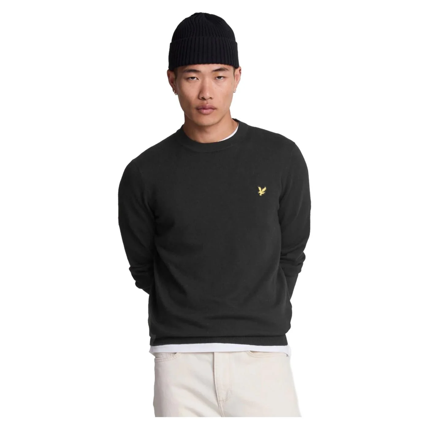 LYLE & SCOTT COTTON MERINO CREW JUMPER — Animasportiva