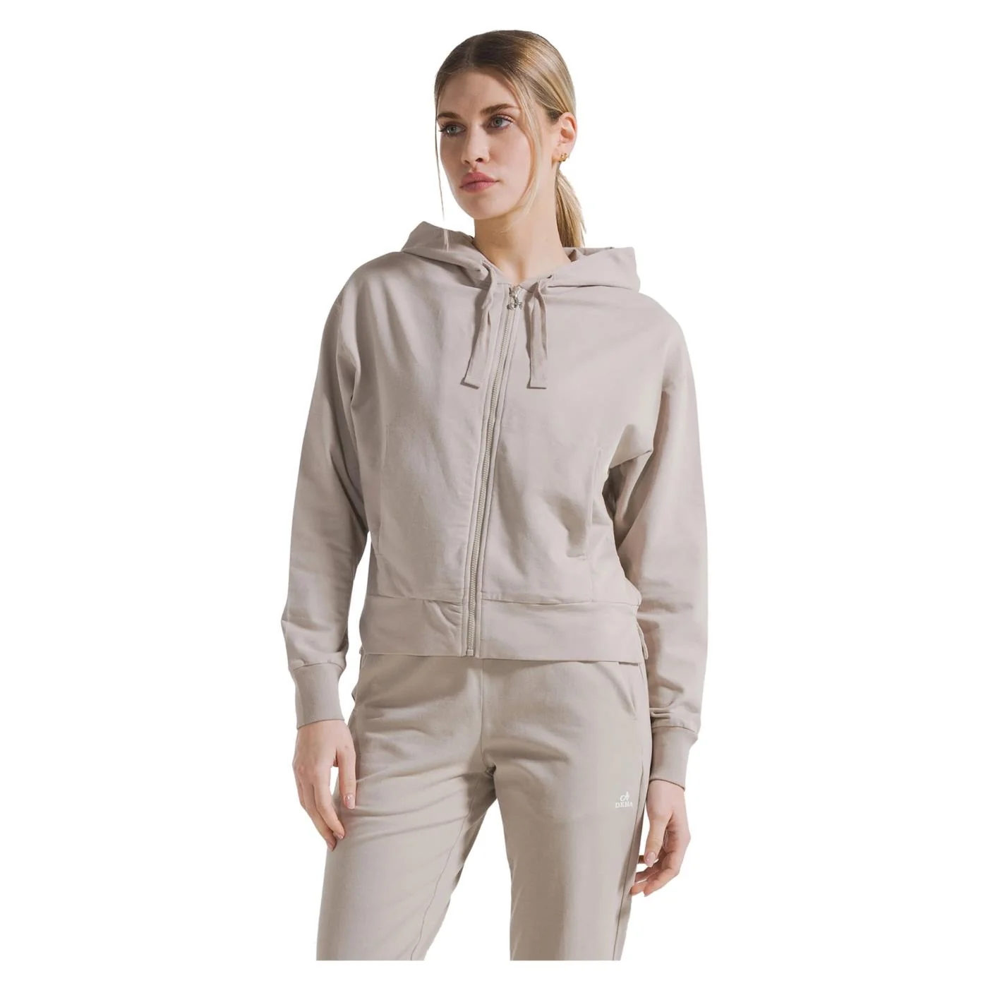 DEHA FELPA ZIP E CAPPUCCIO — Animasportiva