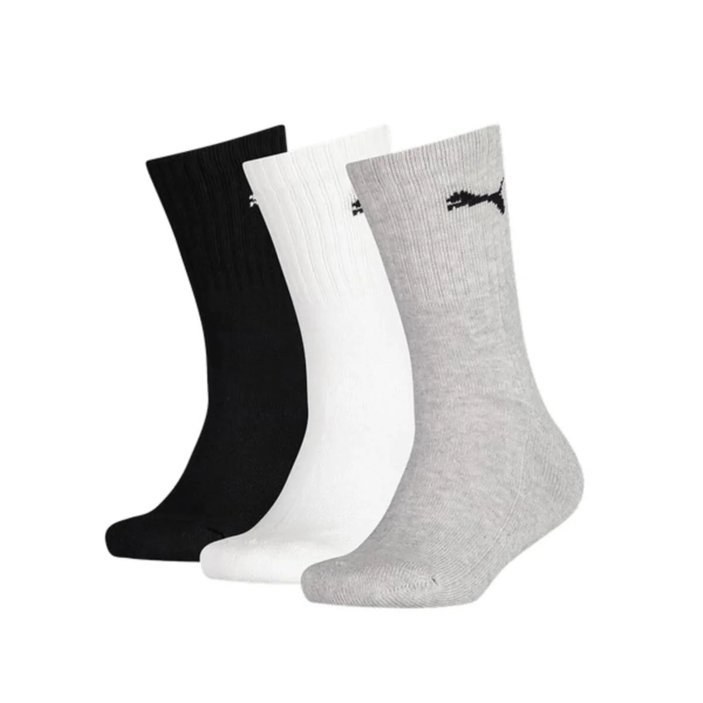 PUMA JUNIOR CREW 3PK SOCKS — Animasportiva