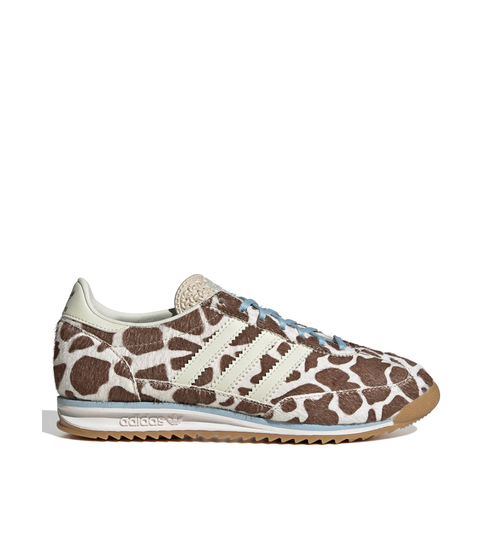 SCARPE ADIDAS SL 72 OG GIRAFFE MARRONE BIANCO DONNA