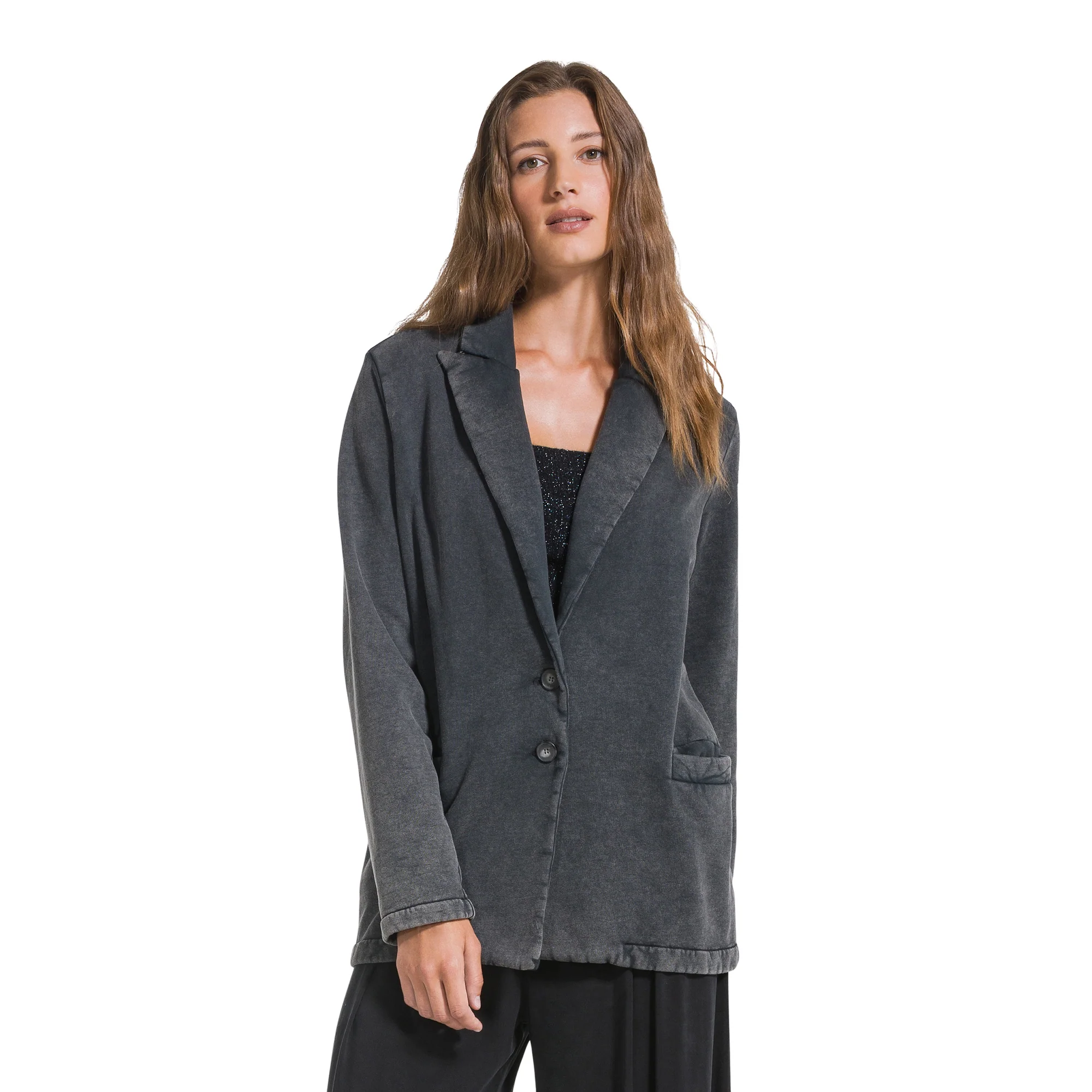 DEHA BLAZER IN FELPA
