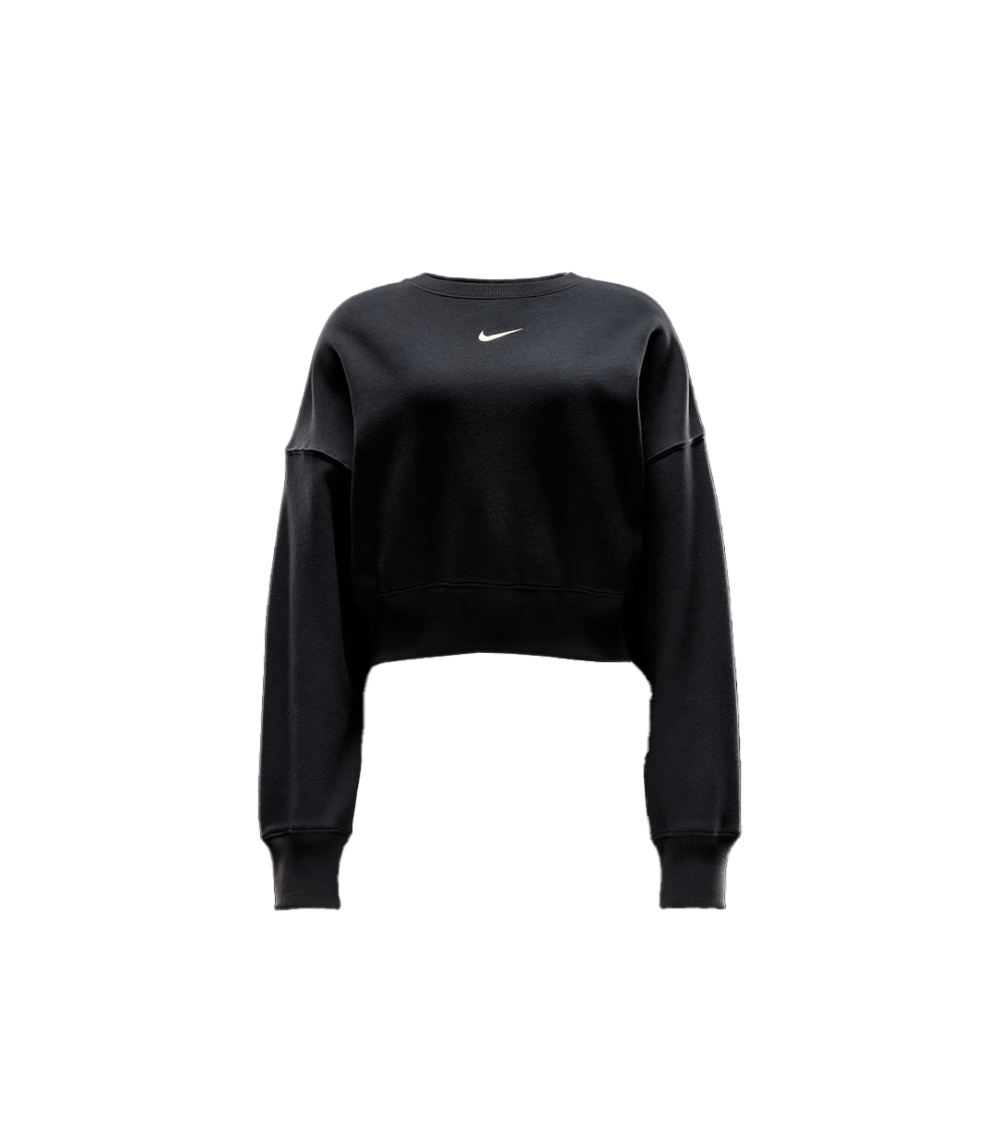 FELPA NIKE PHOENIX FLEECE OVERSIZED CREWNECK NERO DONNA