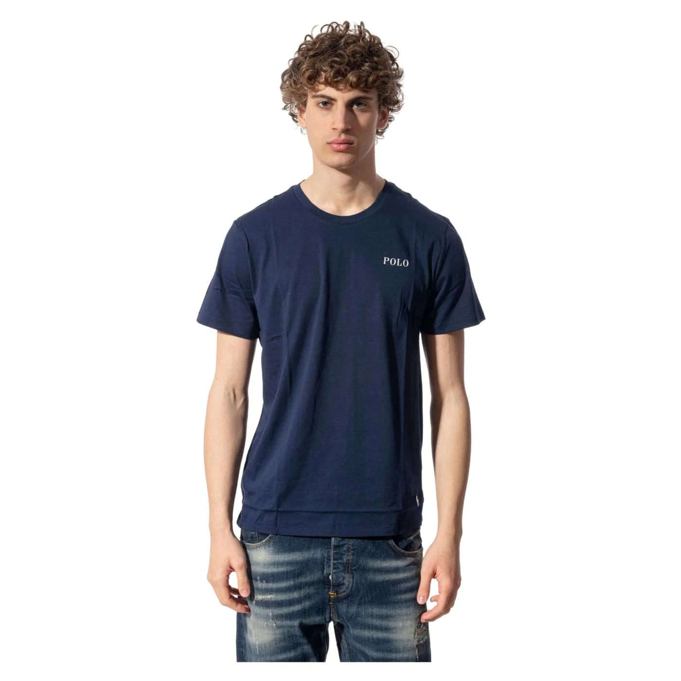 RALPH LAUREN T-SHIRT LOGO CREW TOP — Animasportiva