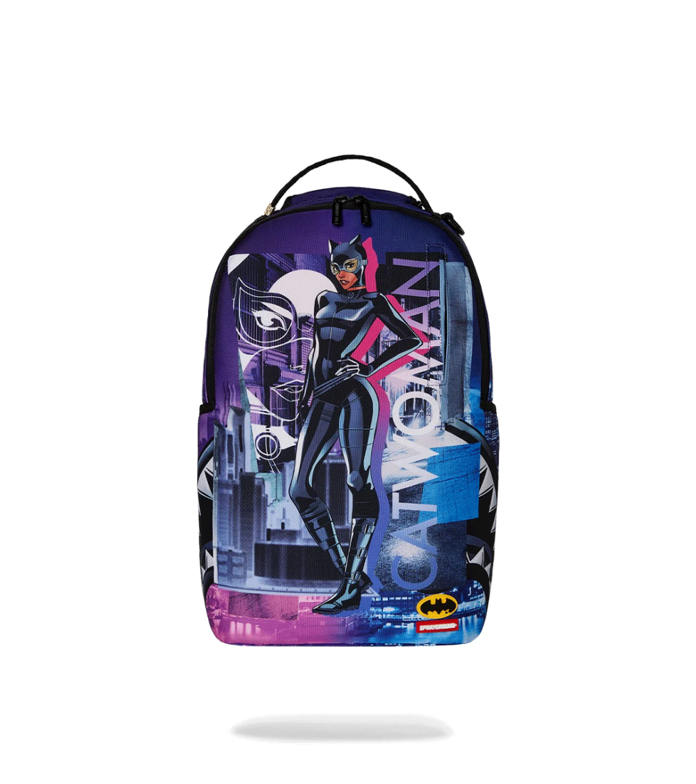 BACKPACK SPRAYGROUND CAT WOMAN IN THE CITY DELUXE MULTICOLOR UNISEX