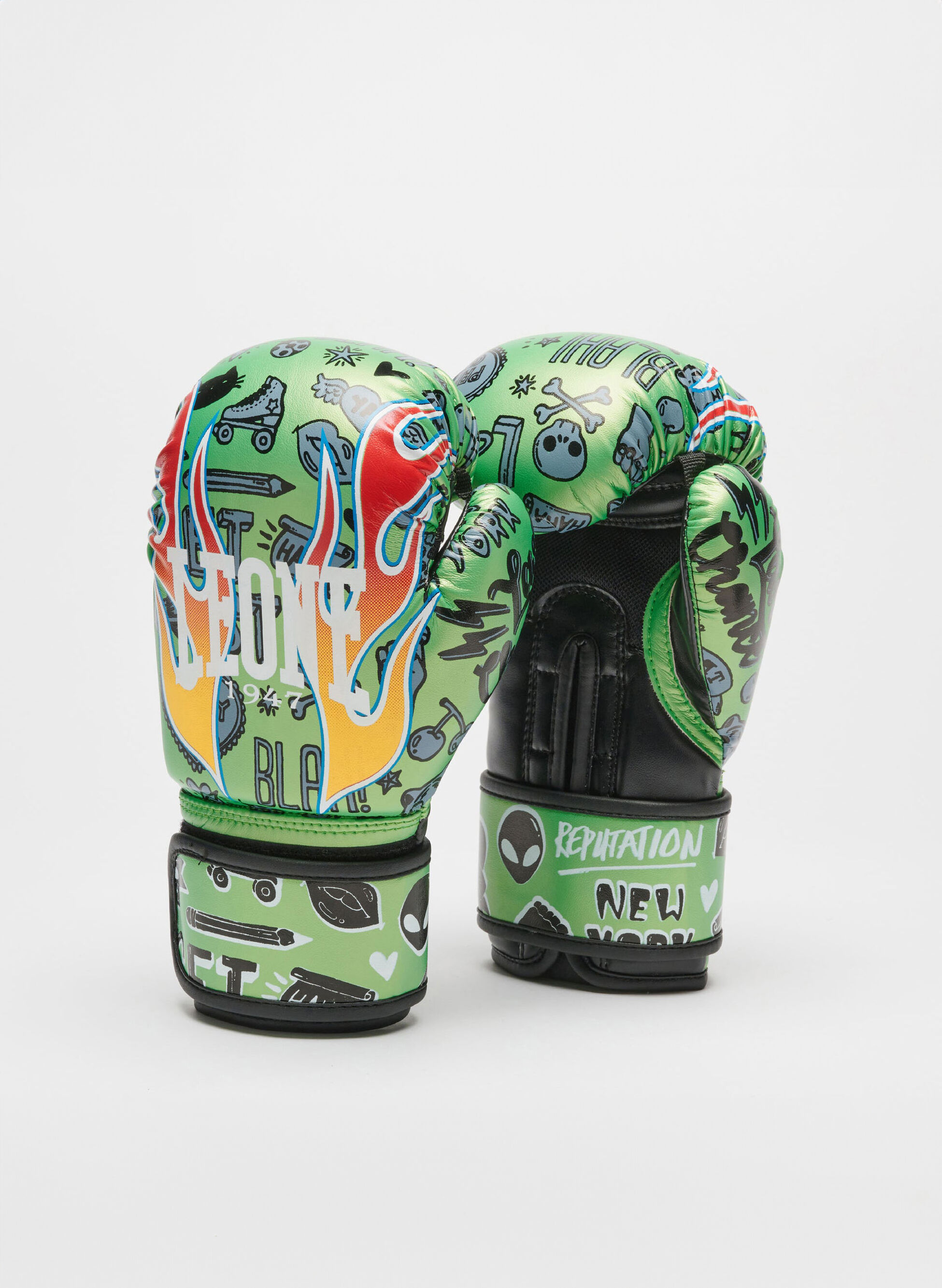 GUANTO BOXE FLAMES 6 OZ RAGAZZO