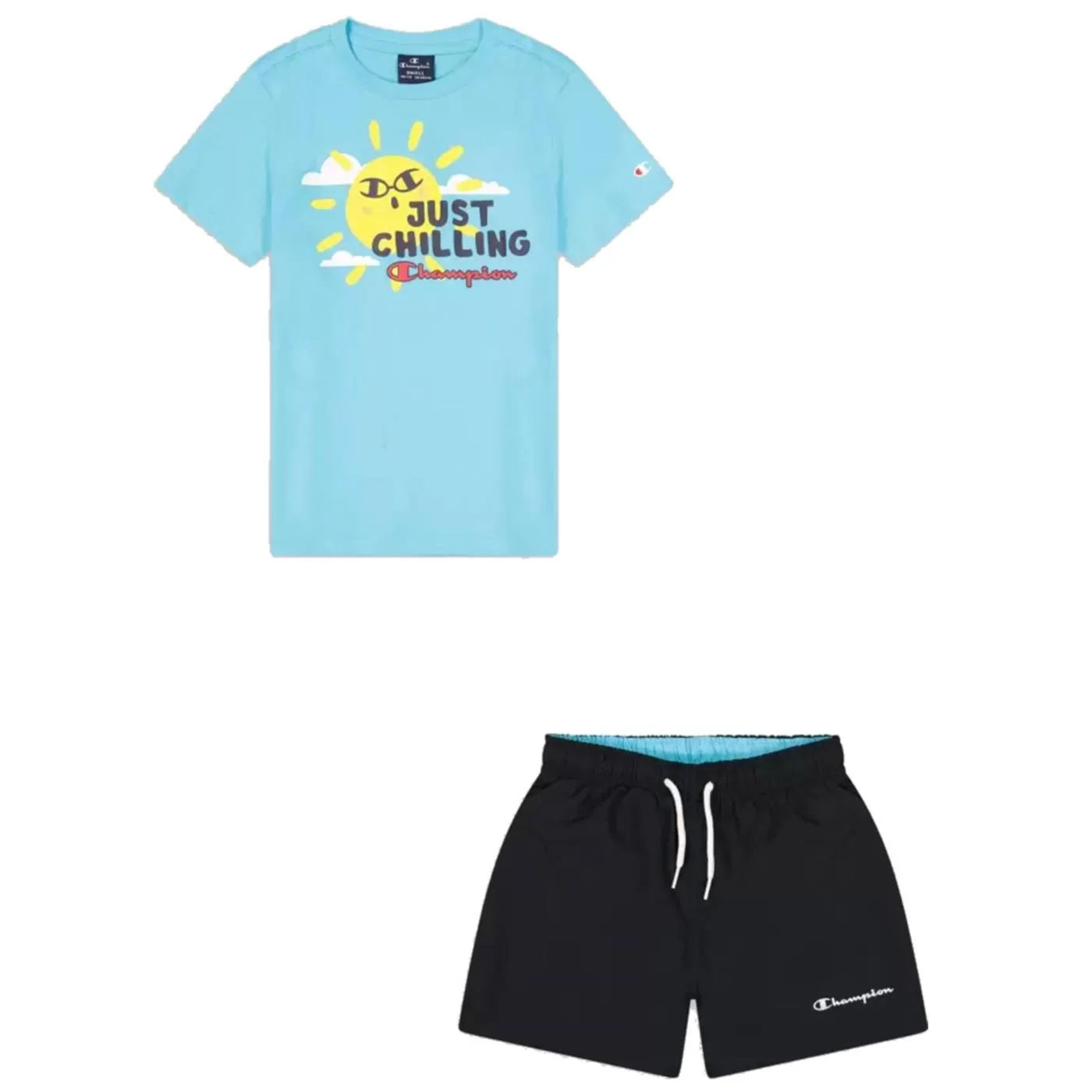 CHAMPION JR SET T-SHIRT+SHORTS — Animasportiva