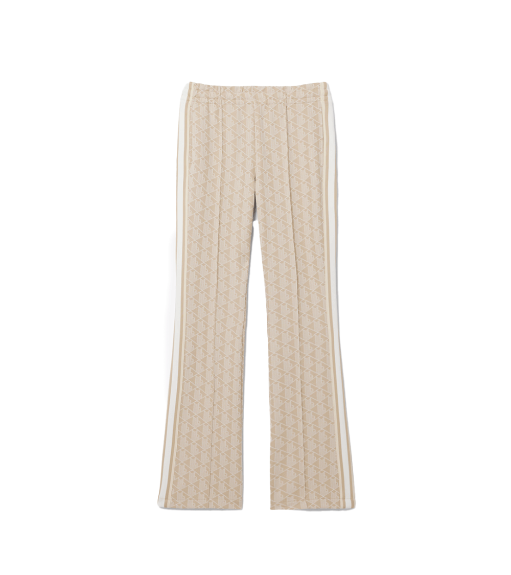 TRACKSUIT TROUSERS LACOSTE MONOGRAM BEIGE WOMEN