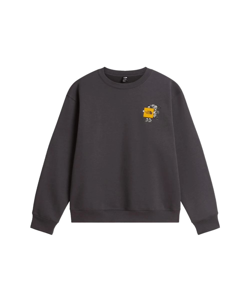 SWEATSHIRT THE NORTH FACE GEAR UP GET OUT RLX CREW GREY MAN