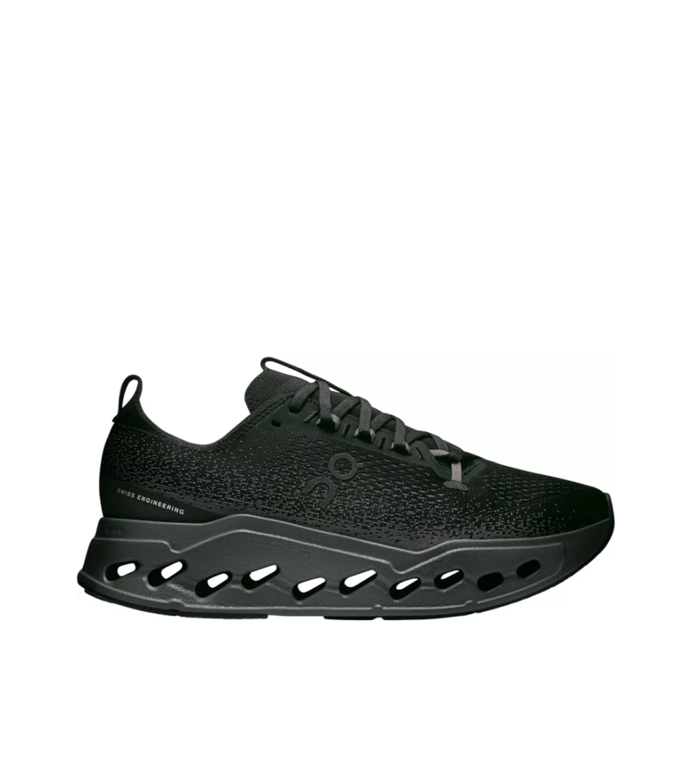 SCARPE ON RUNNING CLOUDSURFER MAX NERO UOMO