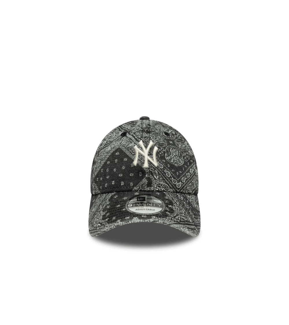 CAPPELLO NEW ERA WASHED PAISLEY 9TWENTY NY YANKESS NERO UNISEX