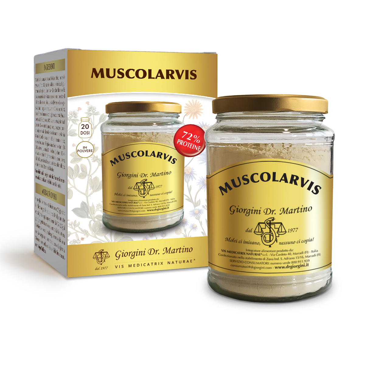 MUSCOLARVIS POLVERE 500G