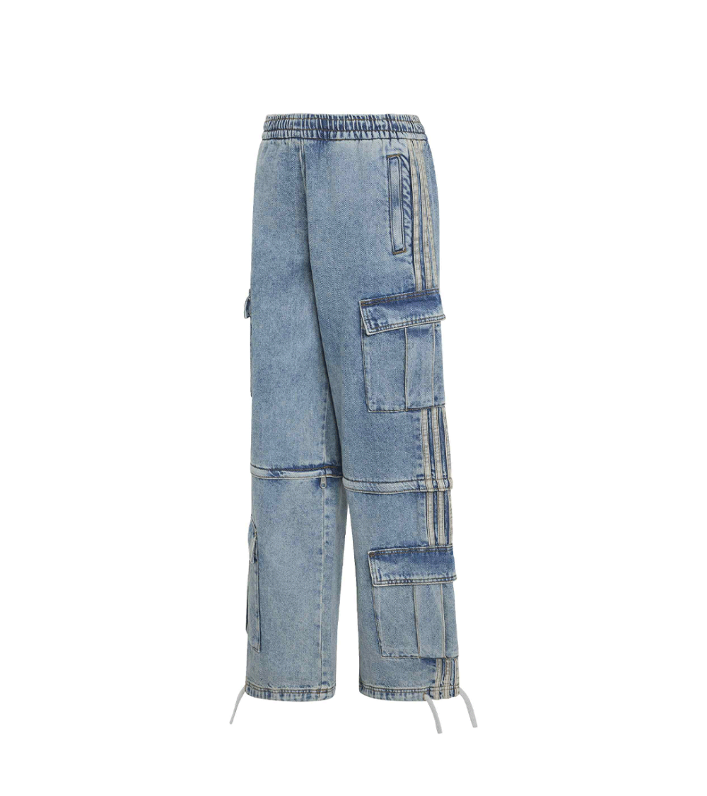 TROUSERS ADIDAS 2-IN-1 DENIM BLUE WOMEN