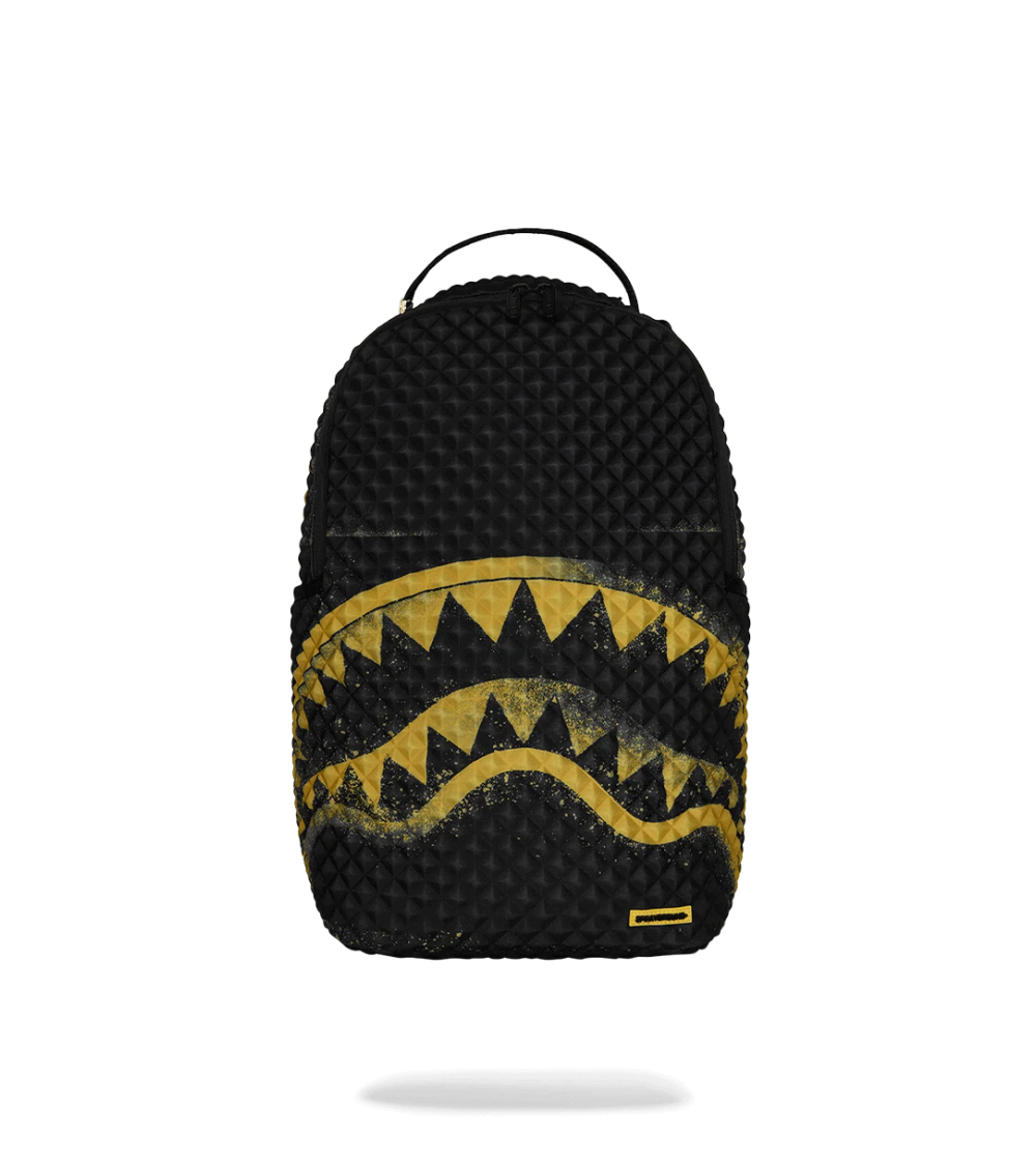 BACKPACK SPRAYGROUND PYRAMID STENCIL SHARK BLACK UNISEX