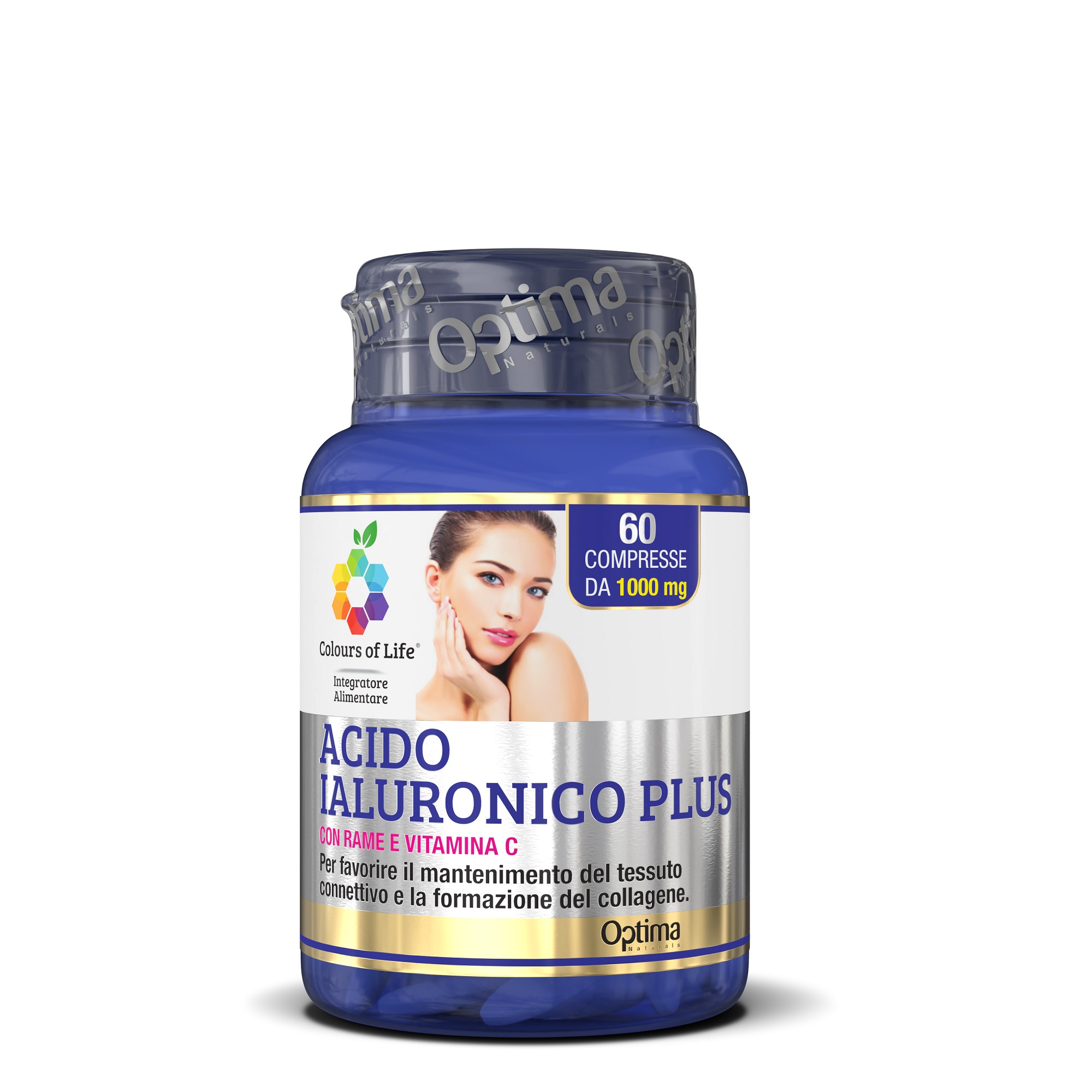 OPTIMA COLOURS OF LIFE ACIDO IALURONICO PLUS 60 COMPRESSE