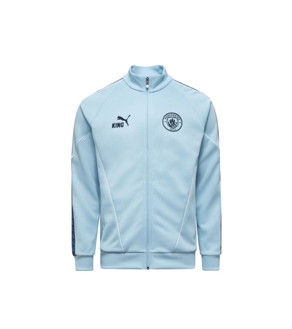 JACKET PUMA MANCHESTER CITY KING ANTHEM LIGHT BLUE MAN
