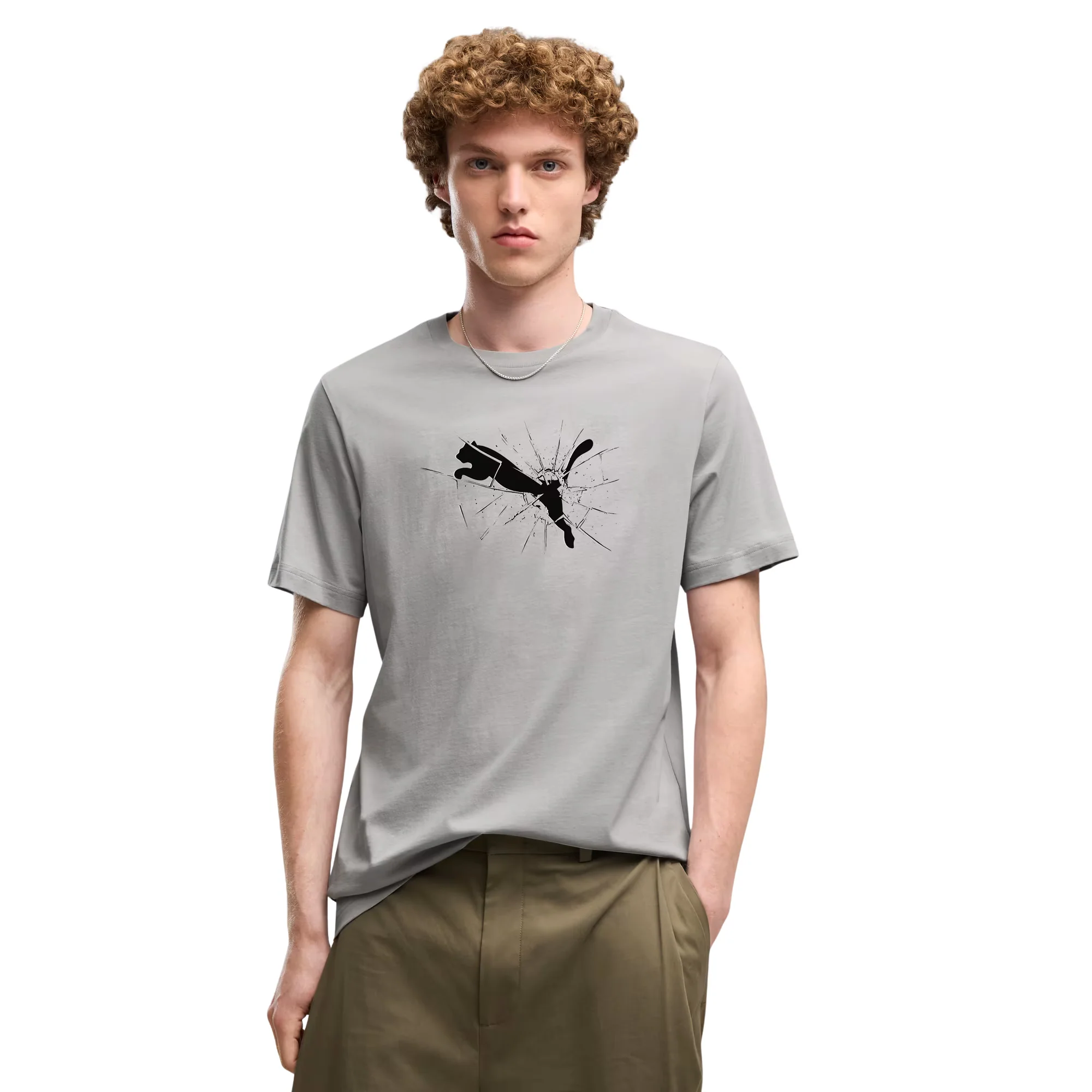 PUMA GRAPHICS CAT LOGO TEE