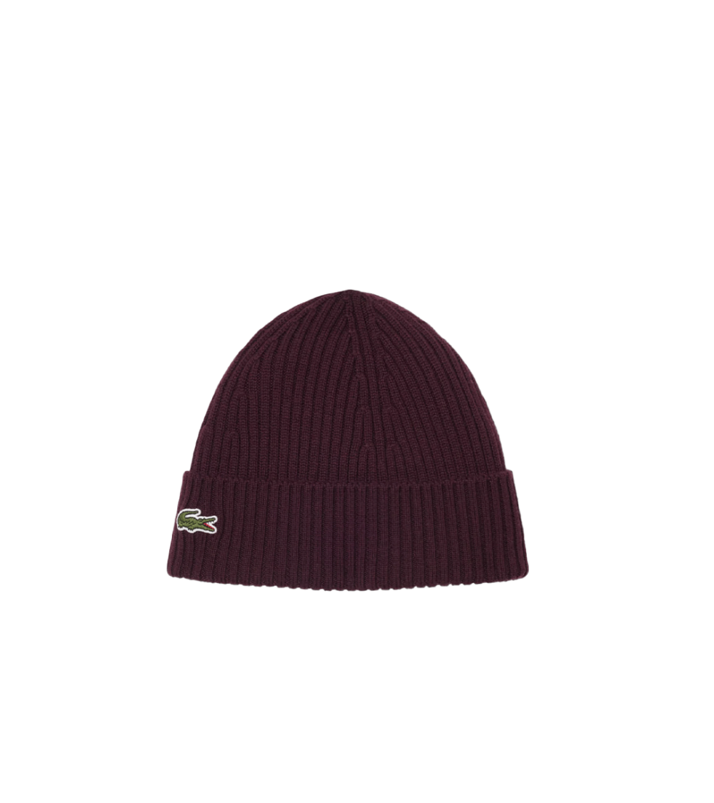 BEANIE LACOSTE BORDEAUX UNISEX