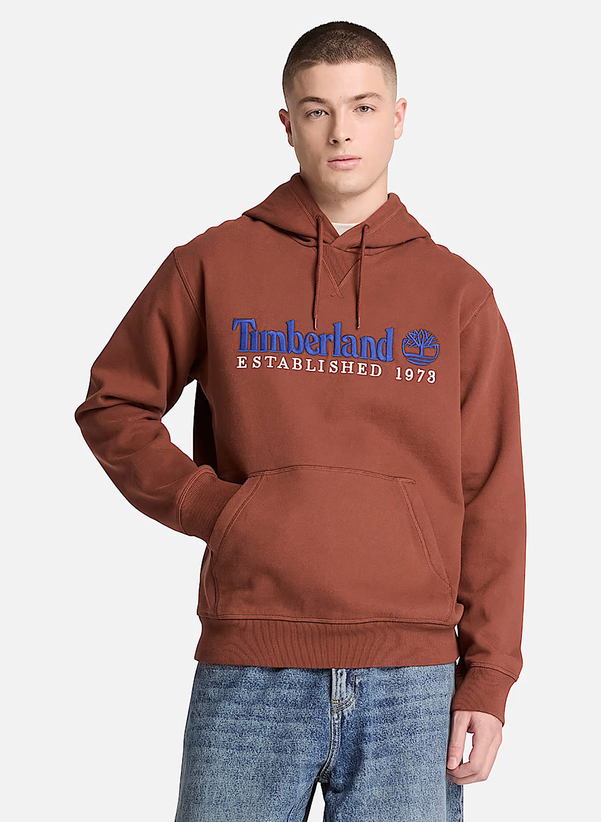 FELPA BIG LOGO RICAMATO HOODIE