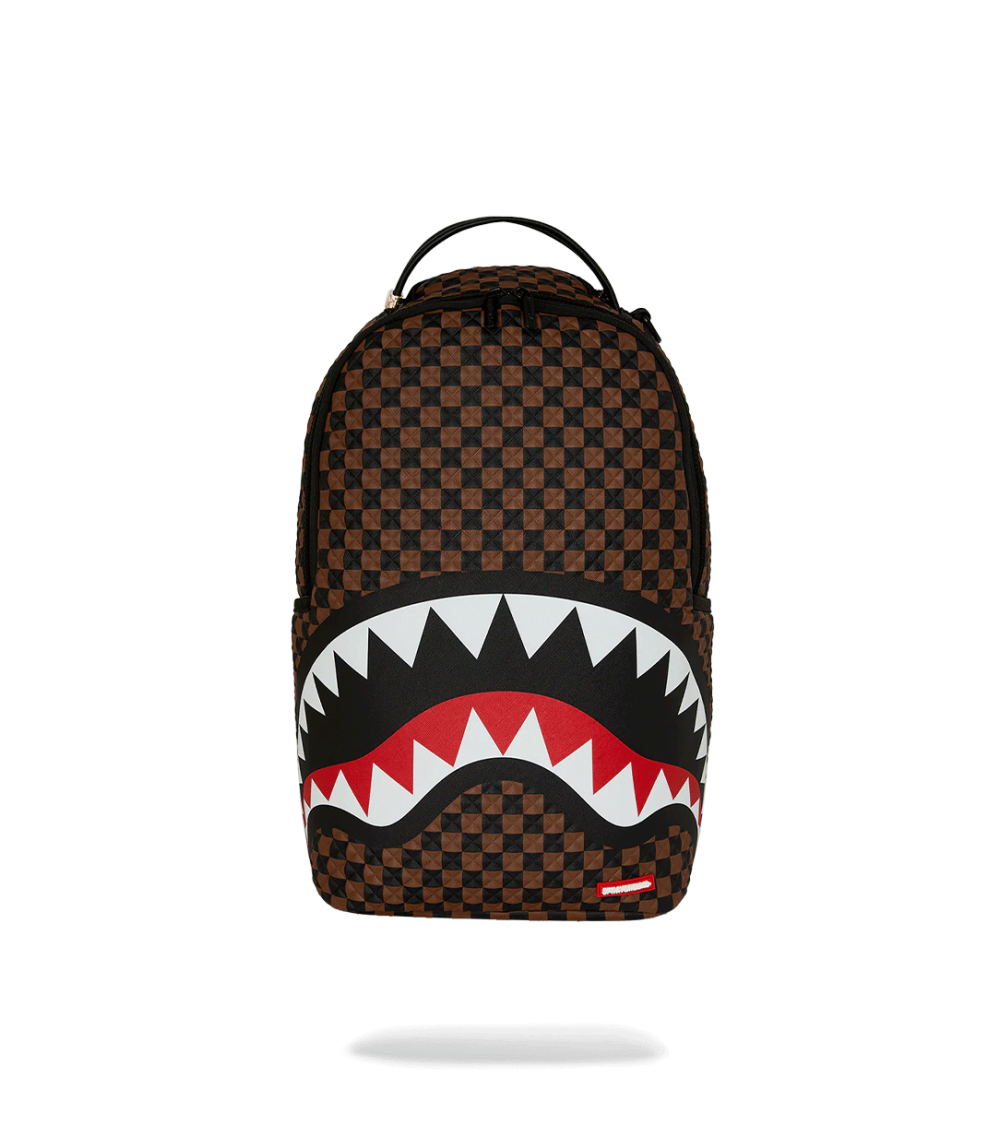 BACKPACK SPRAYGROUND SHARKS IN PARIS PYRAMID BROWN UNISEX
